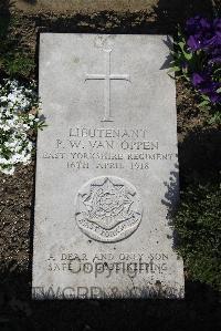 Boulogne Eastern Cemetery - Van Oppen, Pier Willem